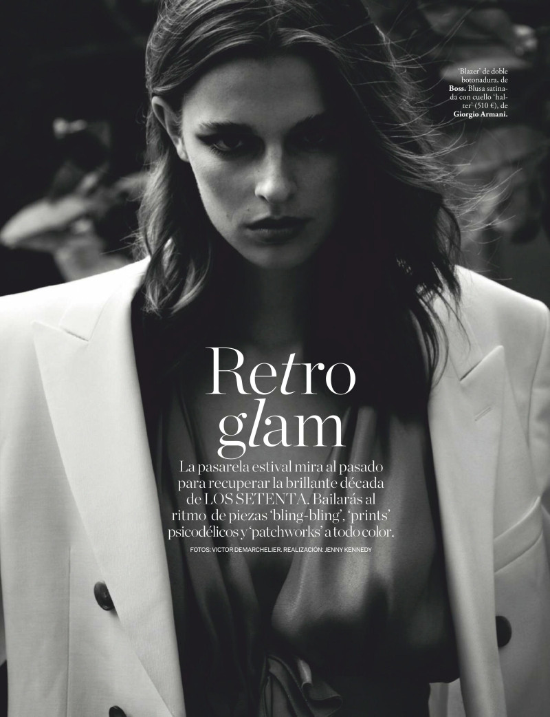 Merel Zoet featured in Retro Glam, April 2020