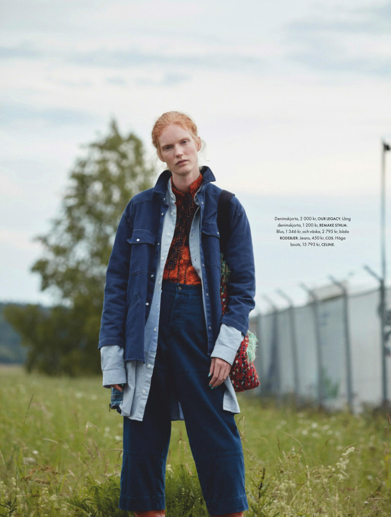 Anniek Kortleve featured in Denim-drommar, October 2019