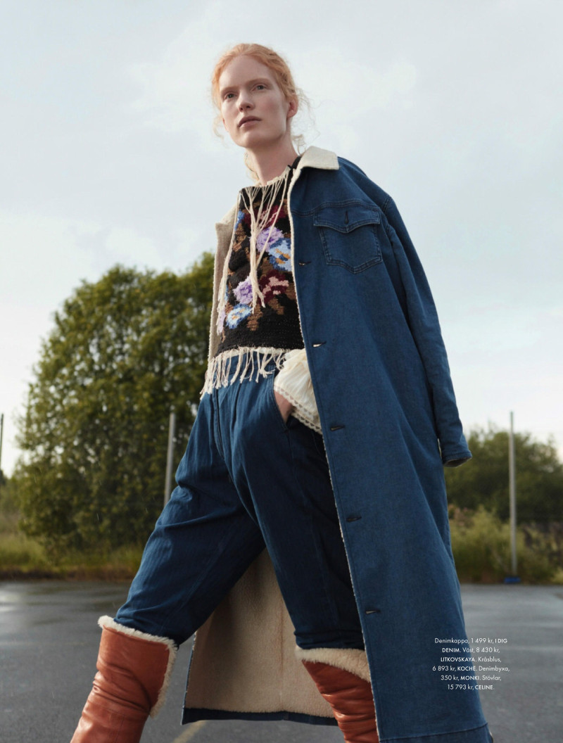 Anniek Kortleve featured in Denim-drommar, October 2019