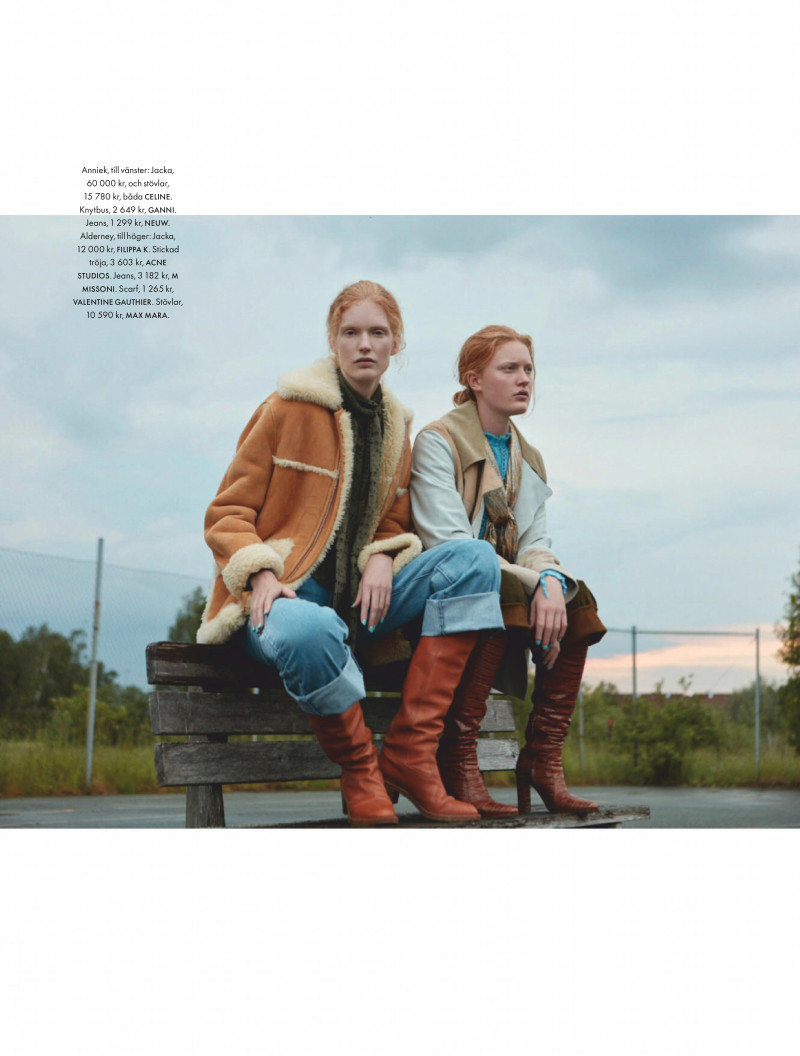 Anniek Kortleve featured in Denim-drommar, October 2019