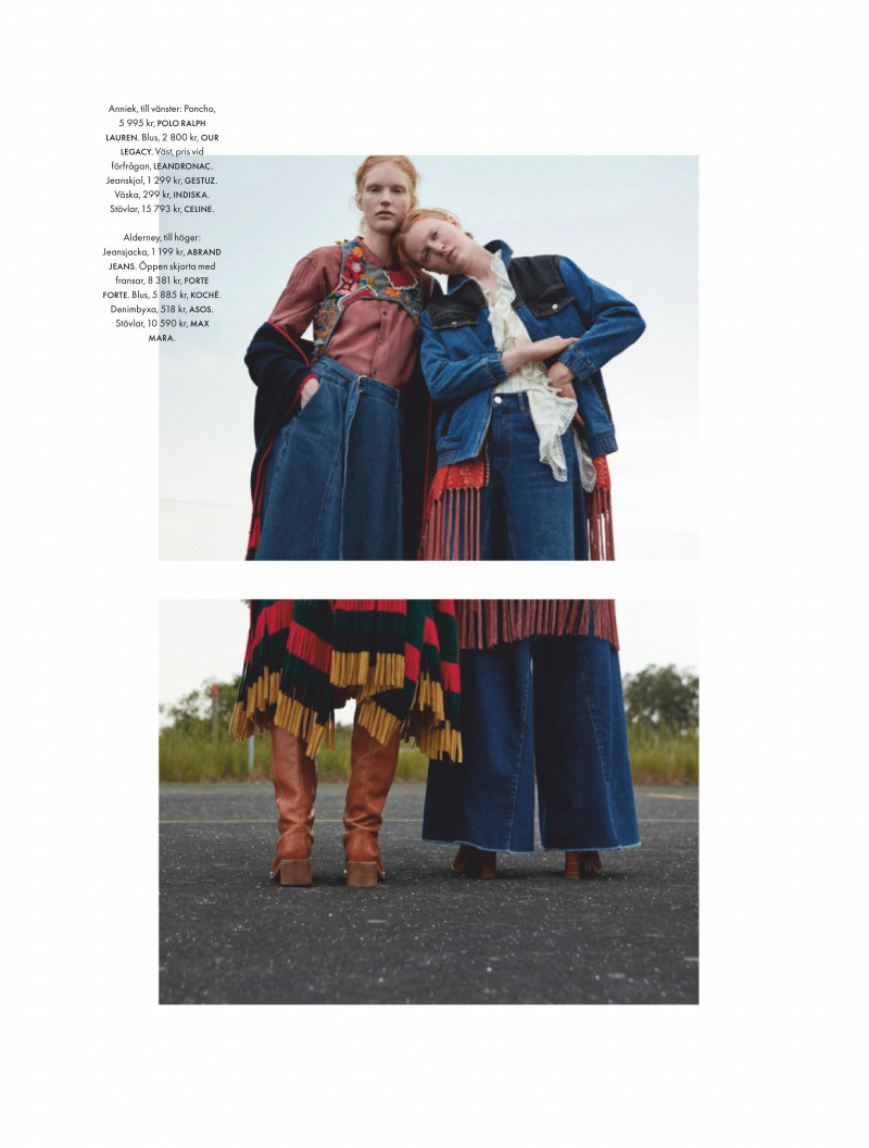 Anniek Kortleve featured in Denim-drommar, October 2019