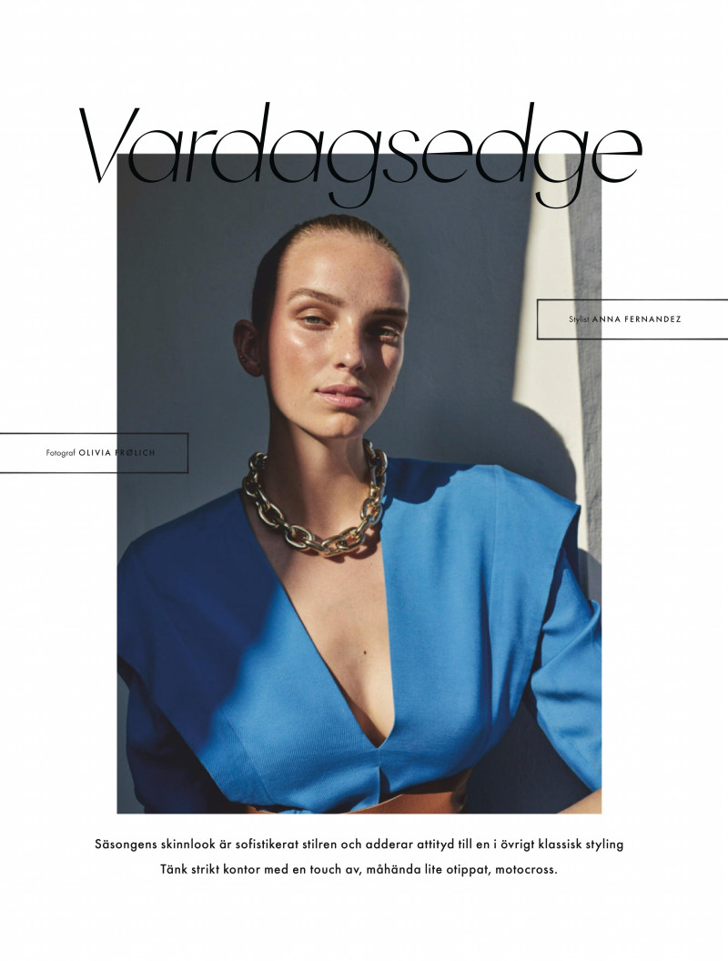 Jamilla Hoogenboom featured in Vardagsedge, October 2019