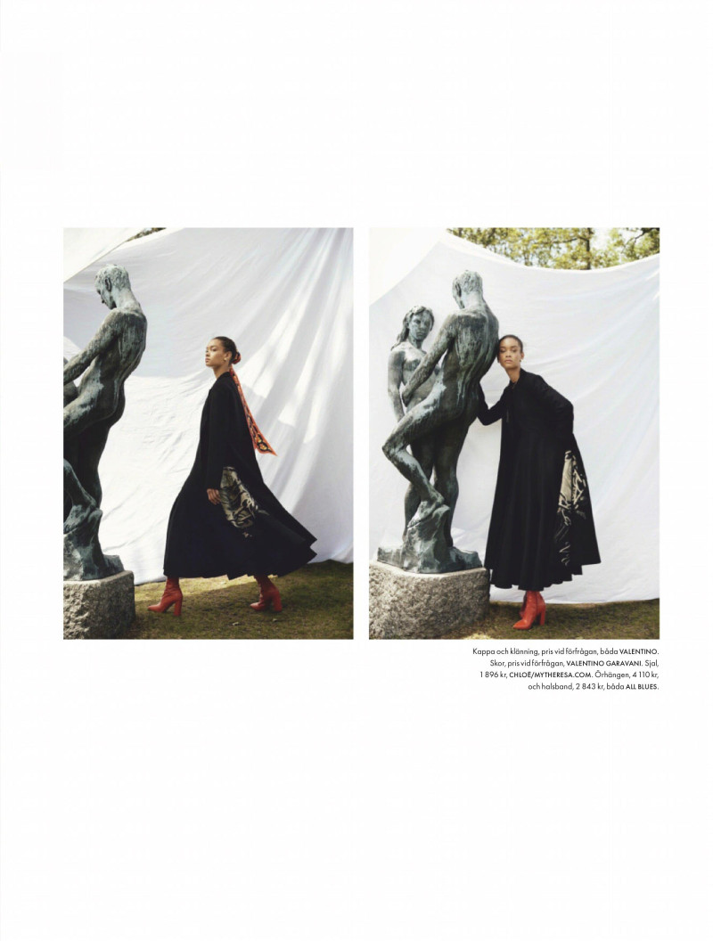 Noemie Abigail featured in Bourgeois, September 2019