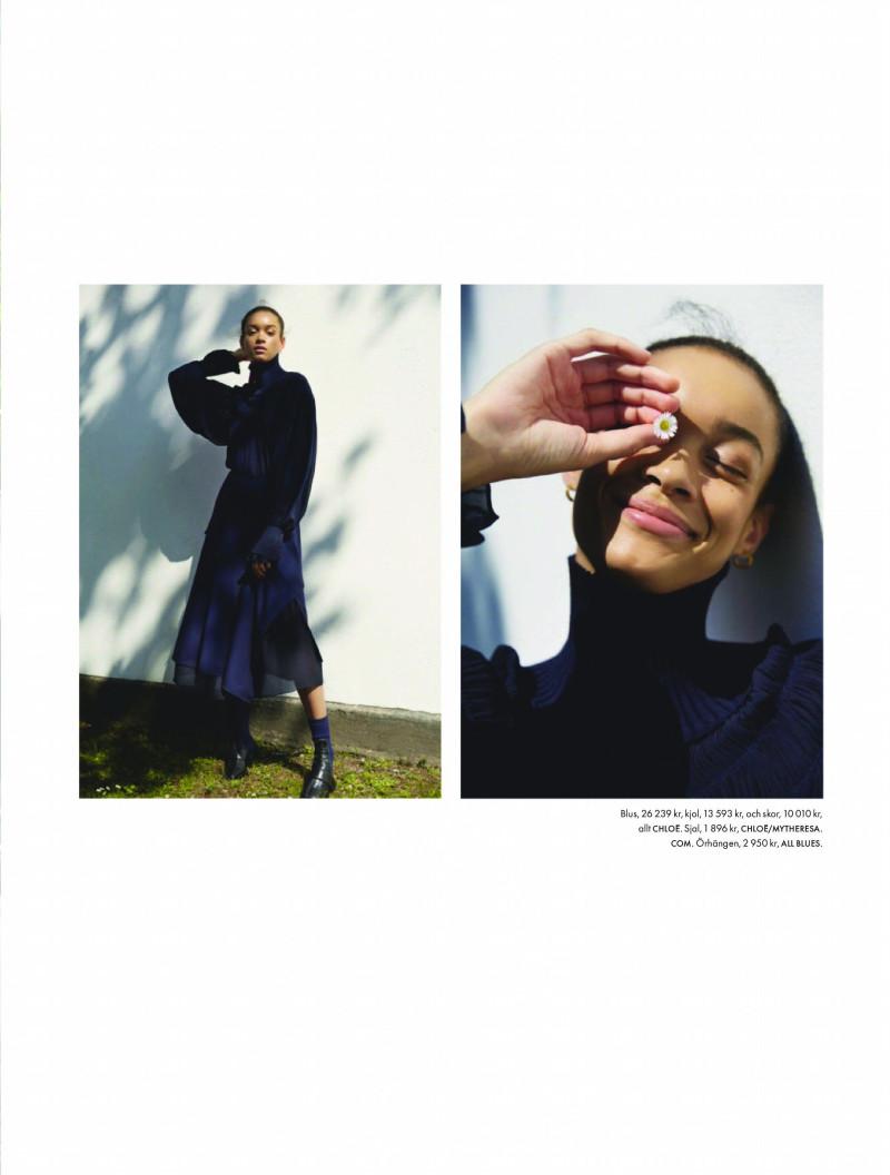 Noemie Abigail featured in Bourgeois, September 2019