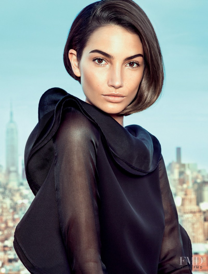 Lily Aldridge featured in New York City Girl, April 2013