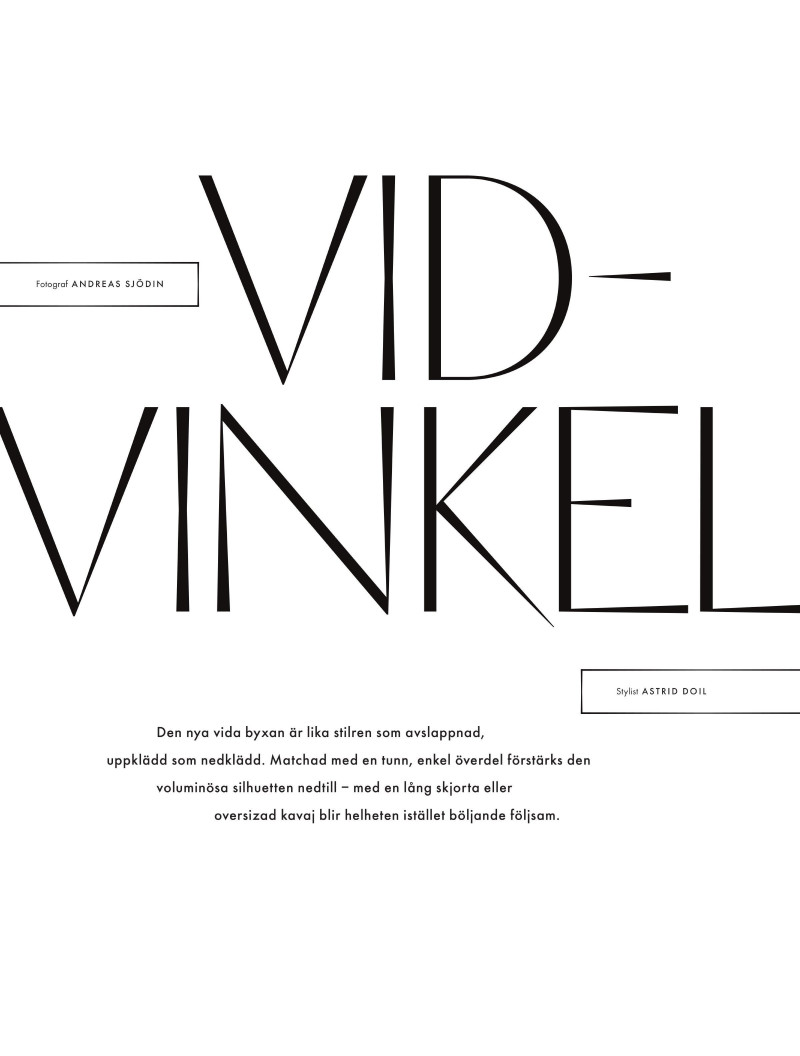 Karlina Caune featured in Vid Vinkel, July 2019