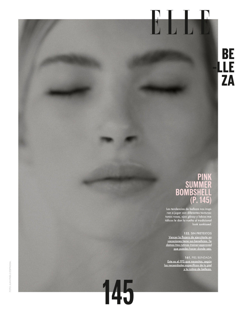 Elle Belleza: I feel the sunlight on my head, the scent of summer in my bed…, June 2019