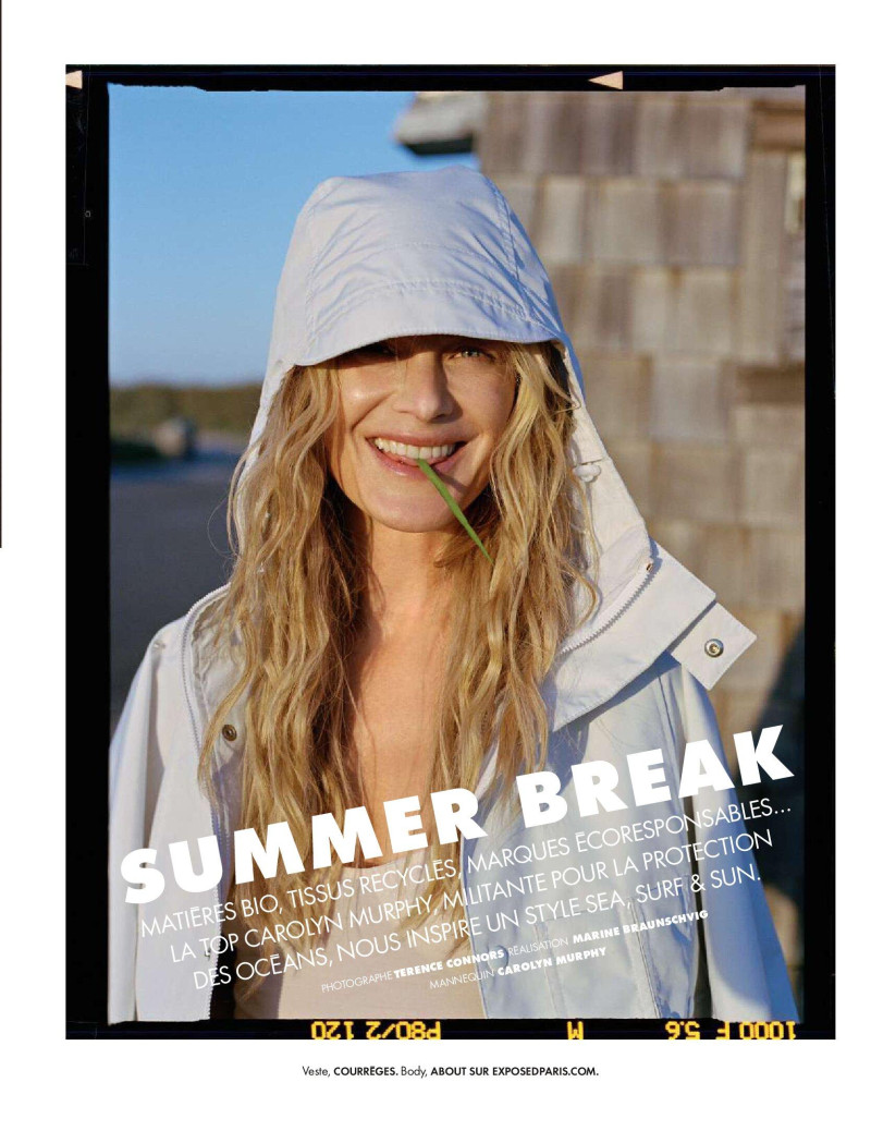 Carolyn Murphy featured in Summer Break, May 2019