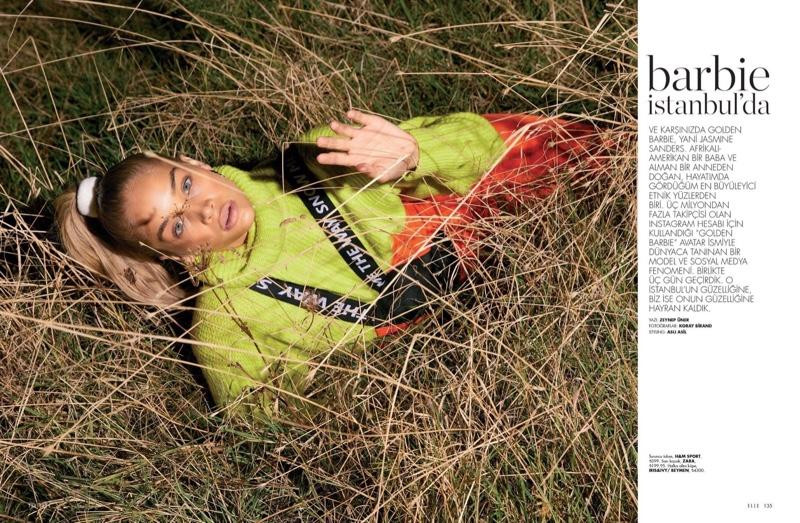 Jasmine Sanders featured in Barbie Istanbul\'Da, November 2018