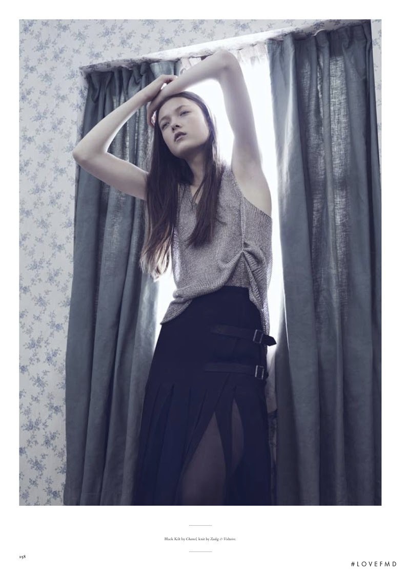 Yumi Lambert featured in Blue Blood Grunge, March 2013