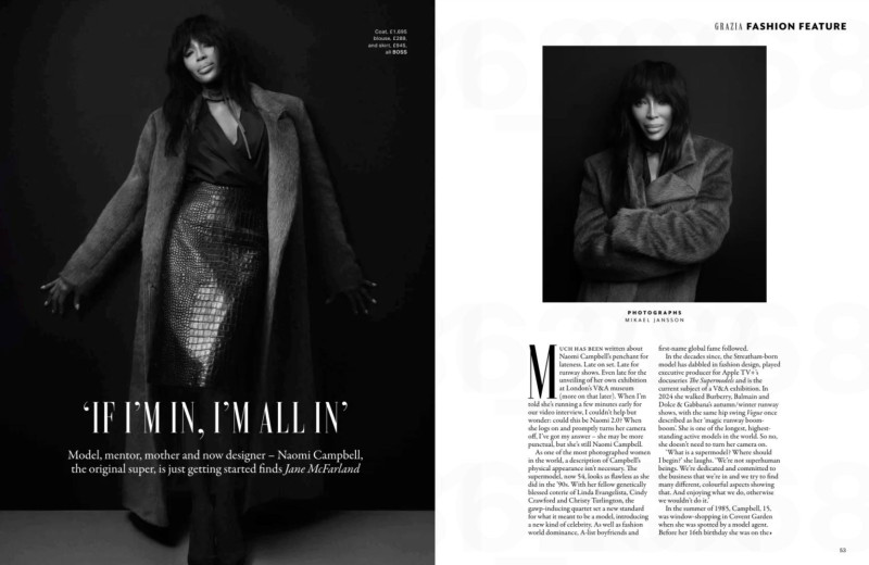 Naomi Campbell featured in If I\'m In, I\'m All In, September 2024