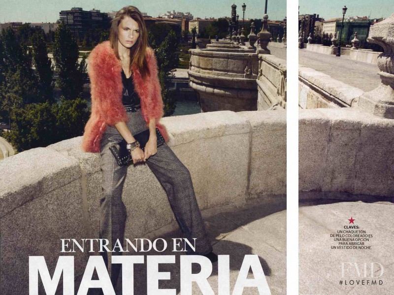 Nikki DuBose featured in Entrando En Materia, October 2012