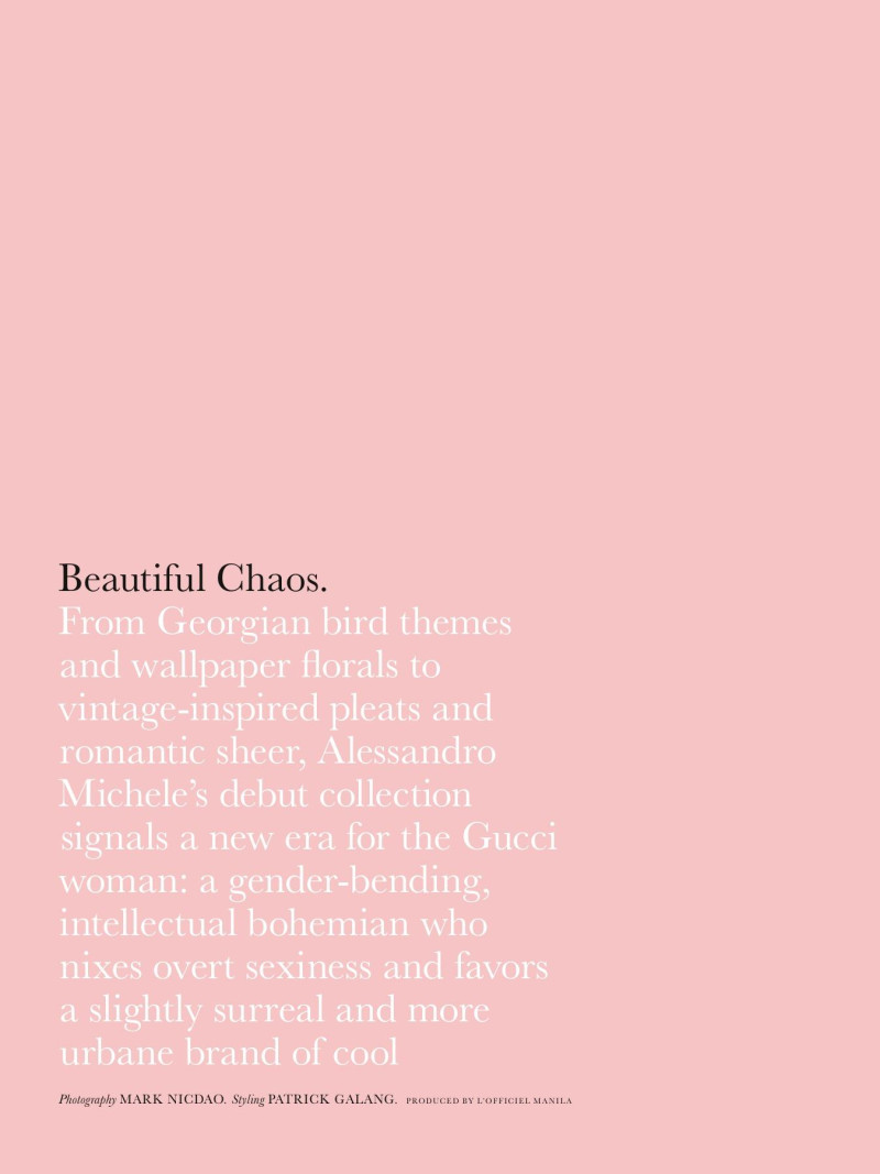 Beautiful Chaos, October 2015