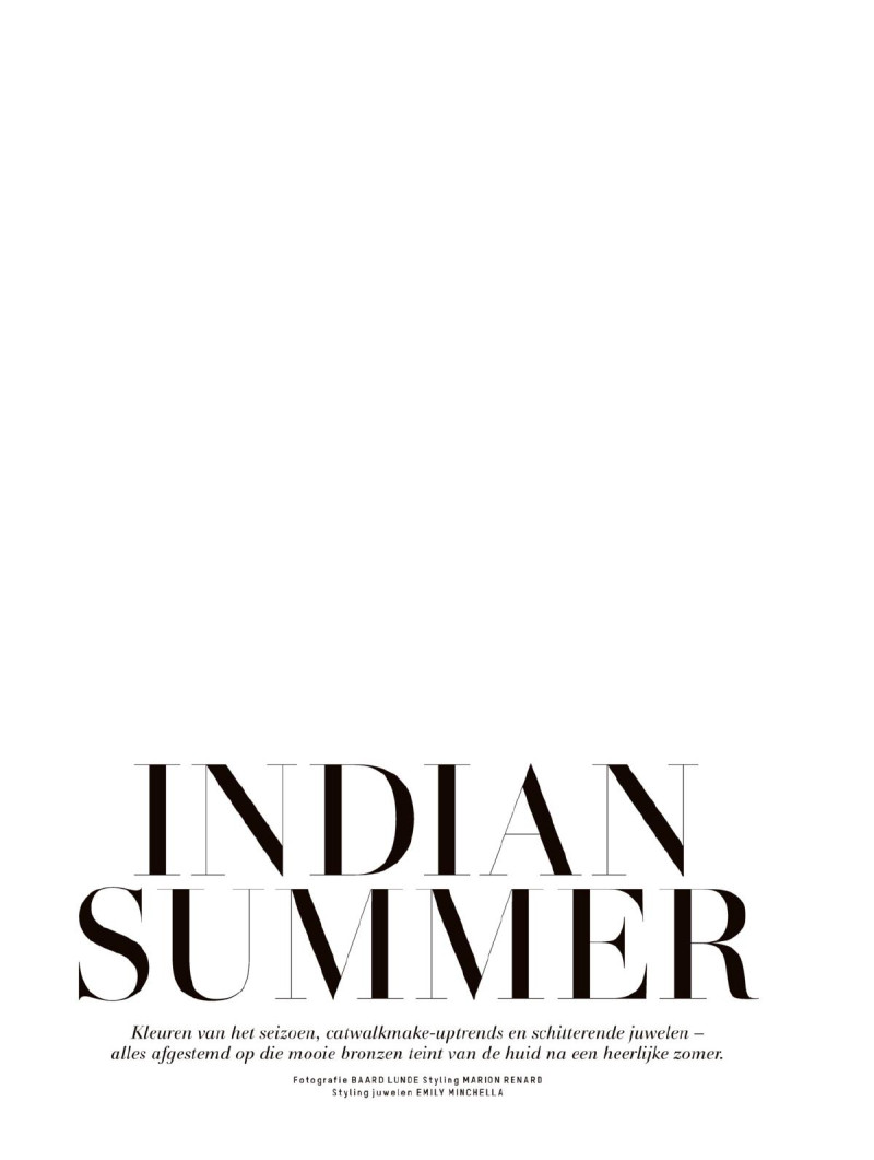 Indian Summer, September 2014