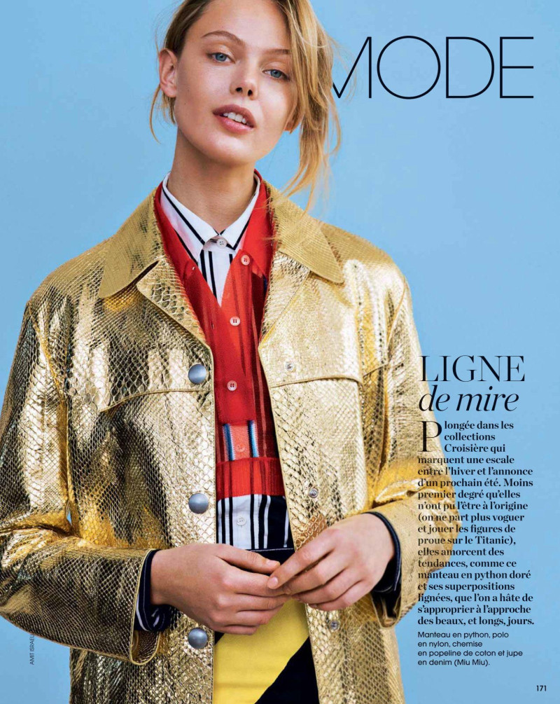 Frida Gustavsson featured in Croisiere Au Grand Air, January 2016