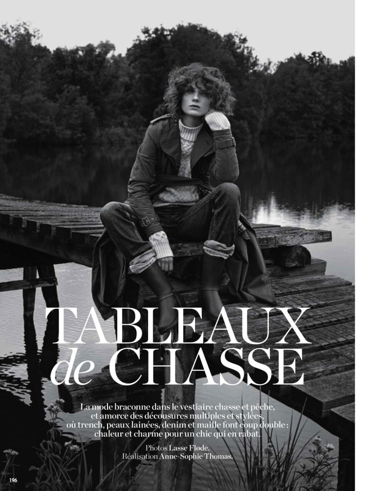 Maria Loks featured in Tableaux De Chasse, November 2015