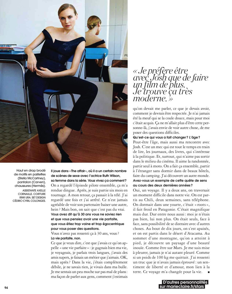 Diane Heidkruger featured in Diane Kruger, October 2015