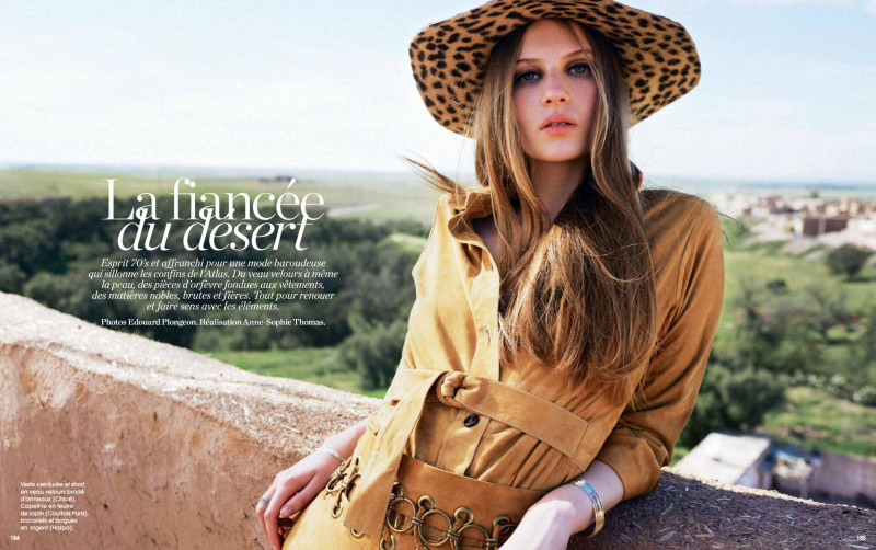 Florence Kosky featured in La Fiancée du Desert, July 2015