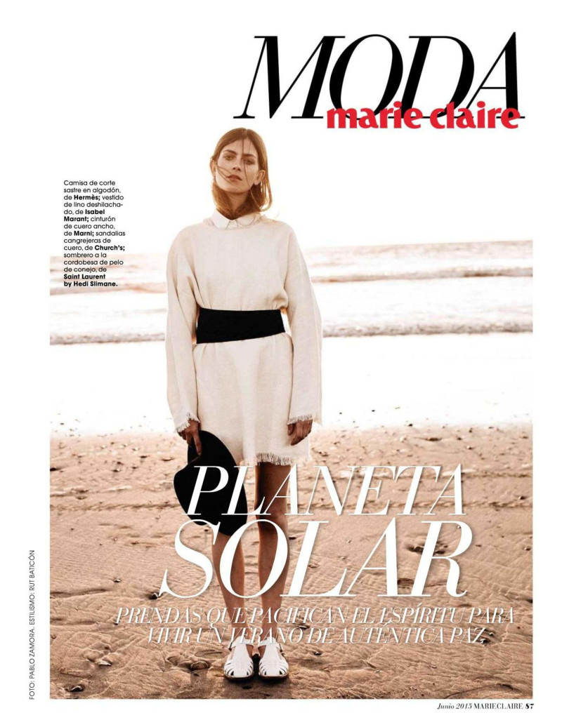 Marlena Szoka featured in Da En El Blanco, June 2015