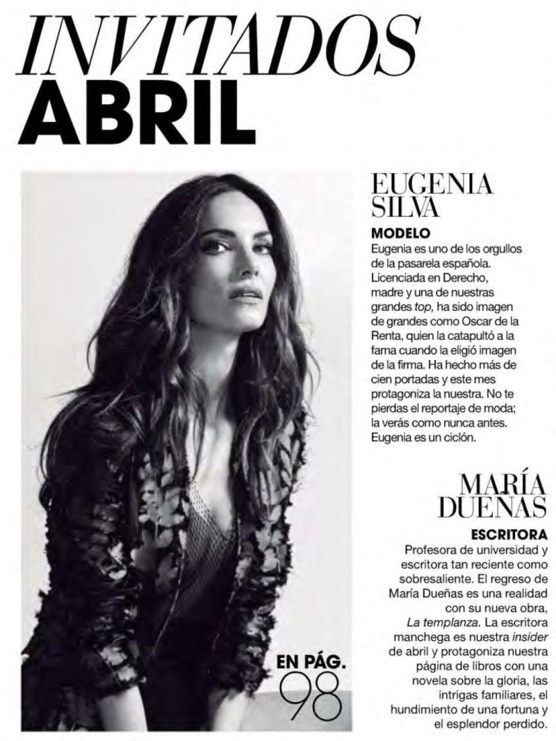 Eugenia Silva featured in La Gran Evasion, April 2015