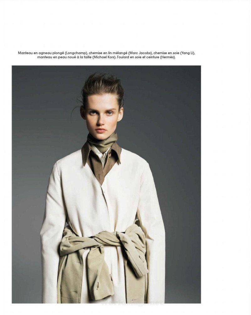 Giedre Dukauskaite featured in Trench Suite, May 2015