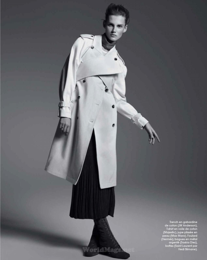 Giedre Dukauskaite featured in Trench Suite, May 2015