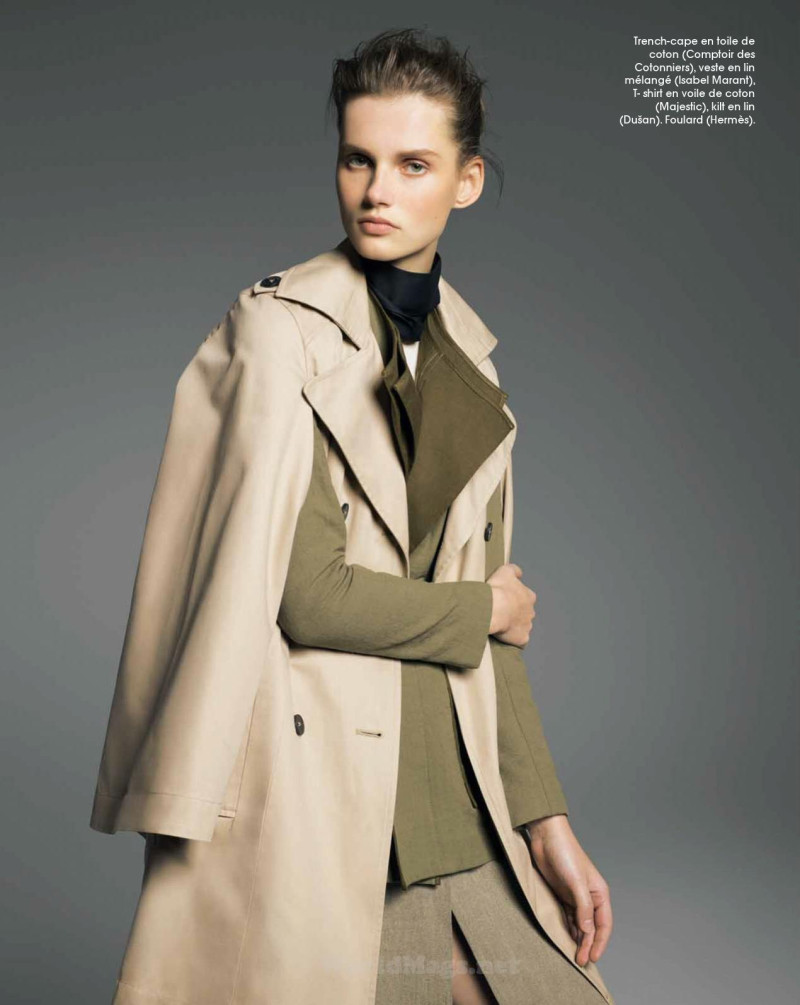 Giedre Dukauskaite featured in Trench Suite, May 2015