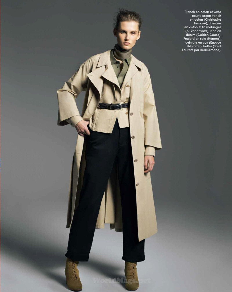 Giedre Dukauskaite featured in Trench Suite, May 2015