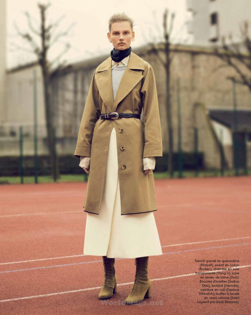 Giedre Dukauskaite featured in Trench Suite, May 2015