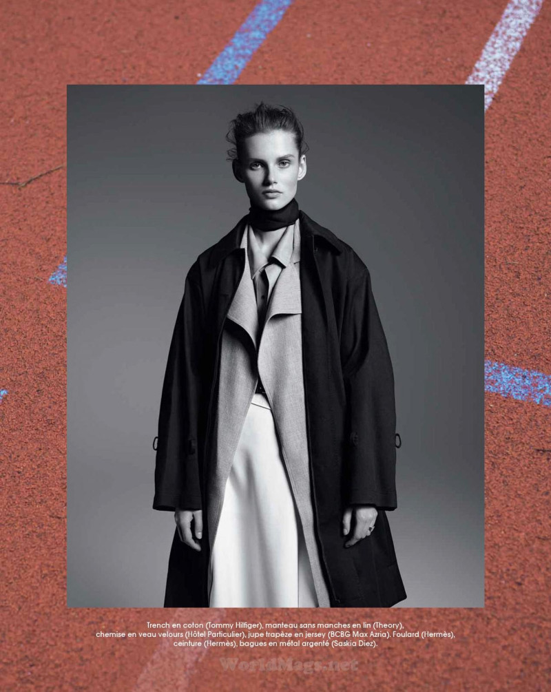 Giedre Dukauskaite featured in Trench Suite, May 2015