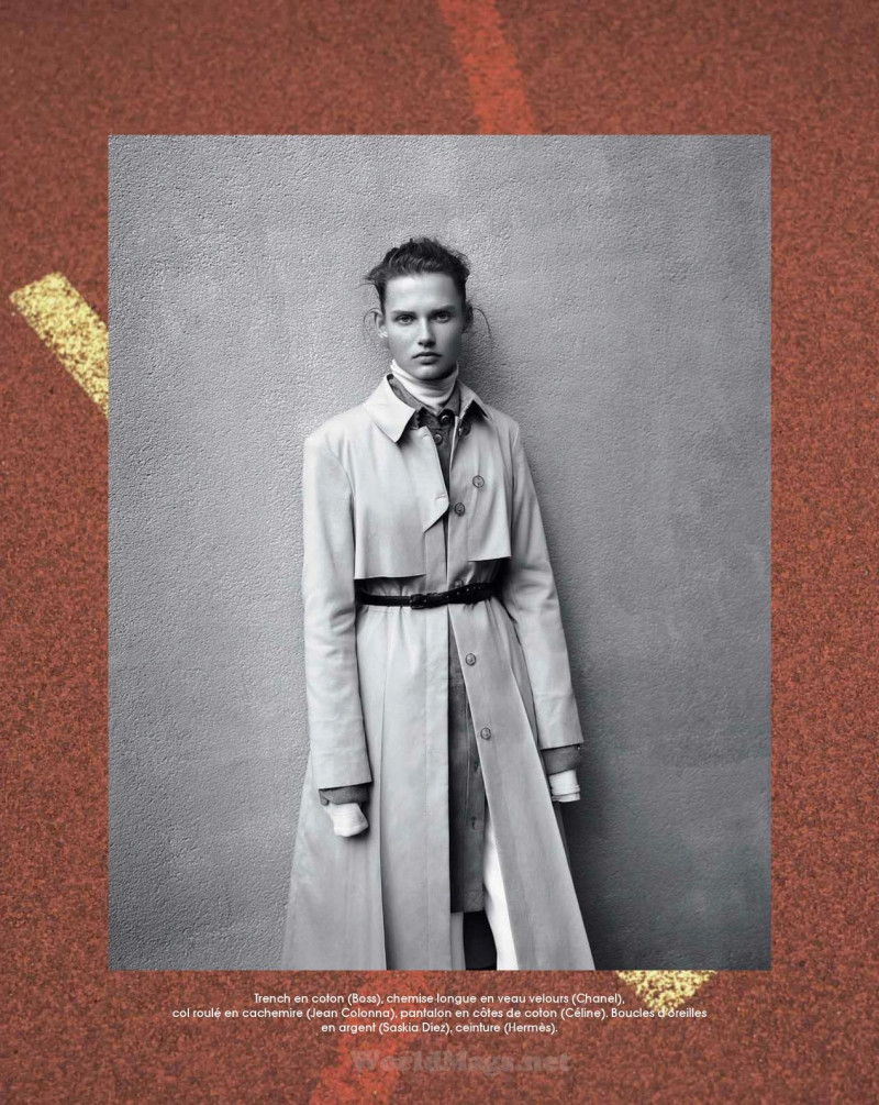 Giedre Dukauskaite featured in Trench Suite, May 2015