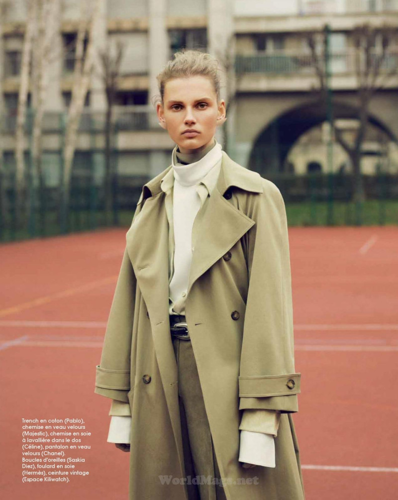 Giedre Dukauskaite featured in Trench Suite, May 2015