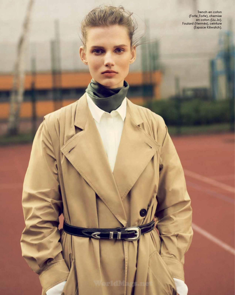 Giedre Dukauskaite featured in Trench Suite, May 2015