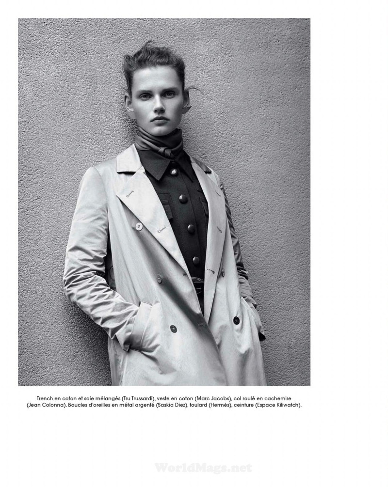 Giedre Dukauskaite featured in Trench Suite, May 2015