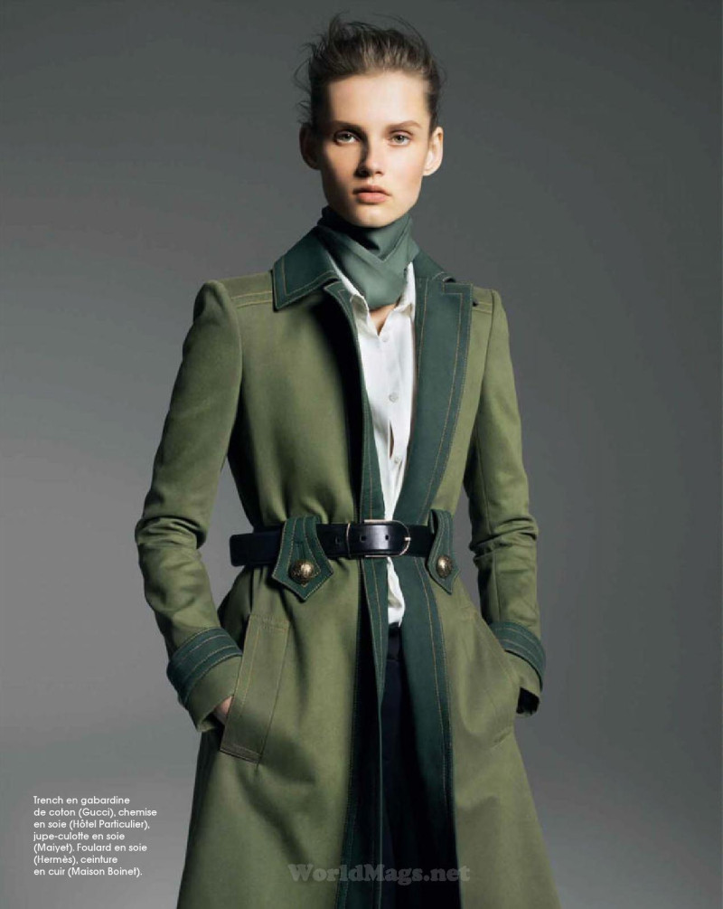 Giedre Dukauskaite featured in Trench Suite, May 2015