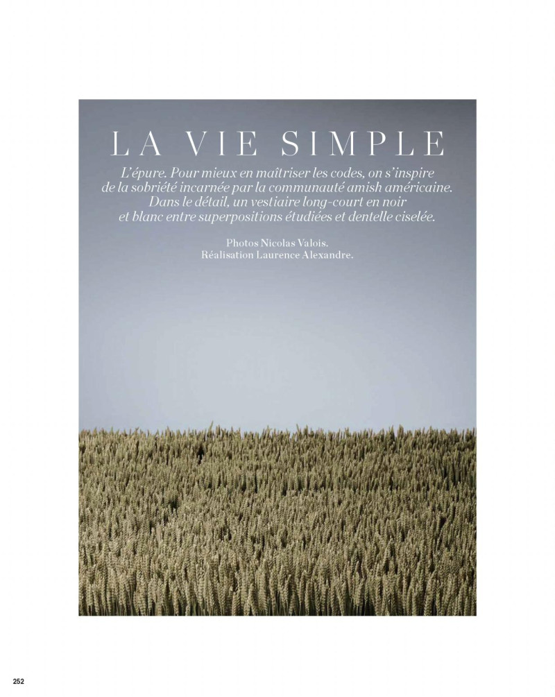 Rijntje van Wijk featured in La Vie Simple, May 2015