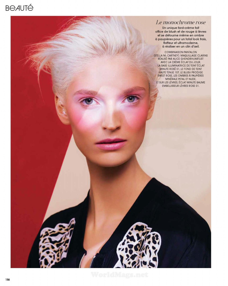 Helena Greyhorse featured in Beaute - Les 6 fondamentaux du printemps, May 2015