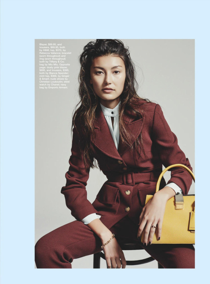 Amalie Gassmann featured in Suit Up, March 2015