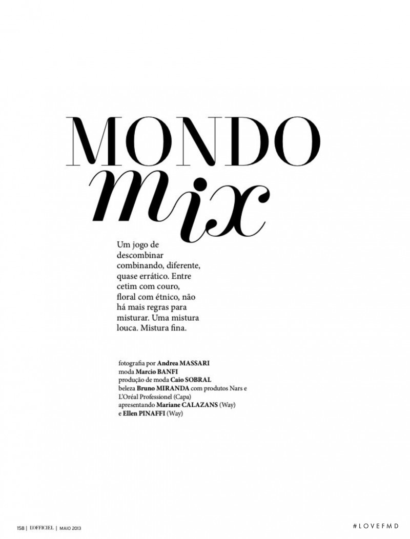 Mondo Mix, May 2013