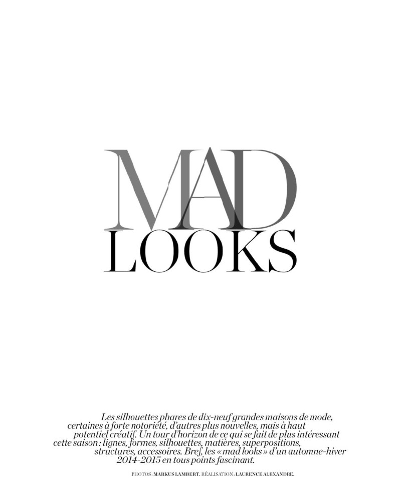 Ehren Dorsey featured in Mad Looks, September 2014