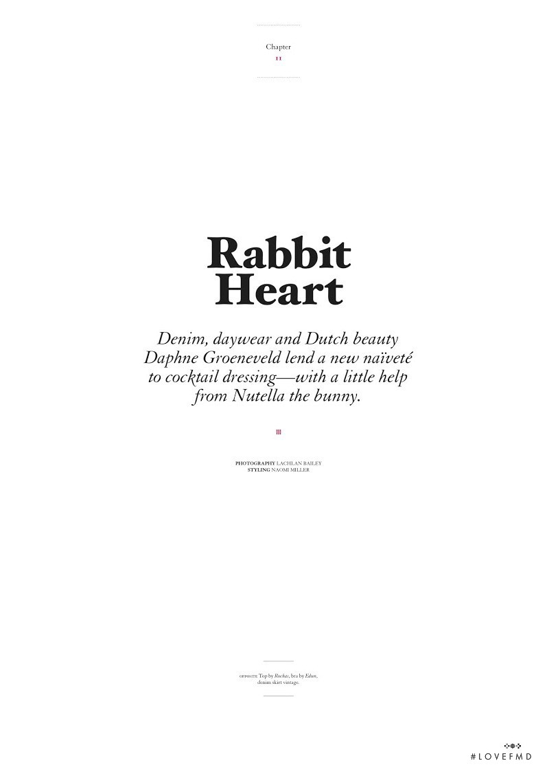Rabbit Heart, March 2013