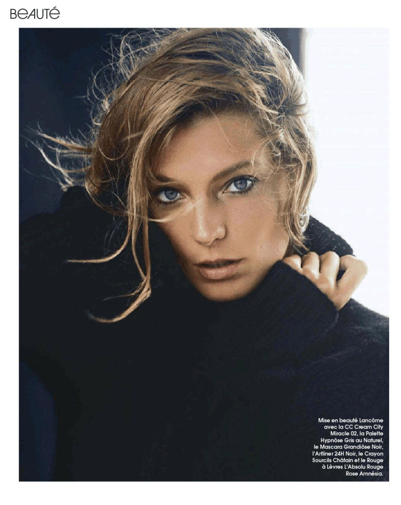 Daria Werbowy featured in Post-Solar Radiance, September 2014