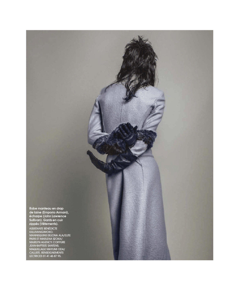 Marlena Szoka featured in Masculin, September 2014