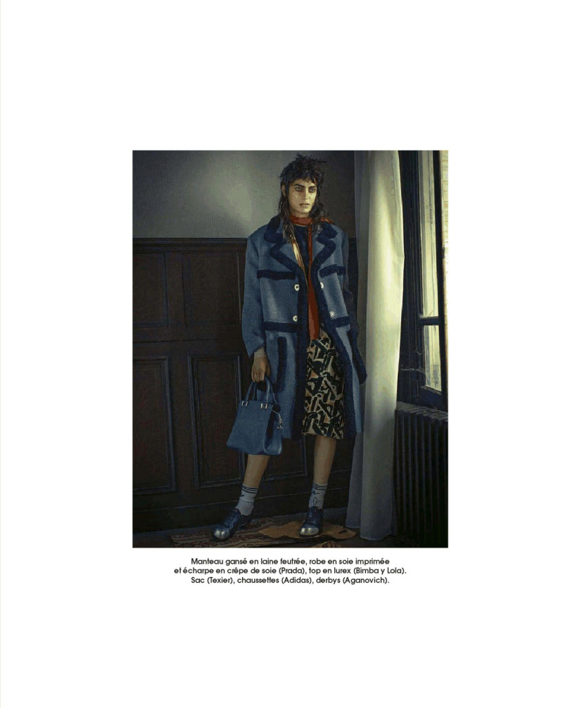 Marlena Szoka featured in Masculin, September 2014