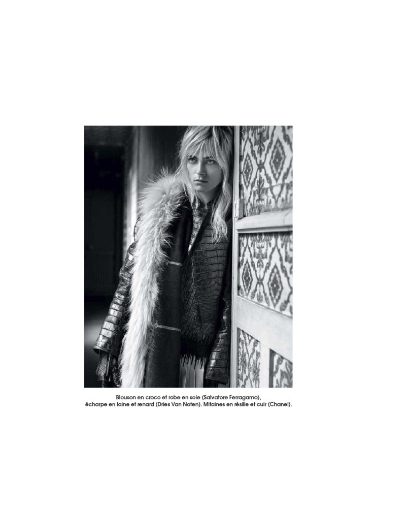 Marlena Szoka featured in Masculin, September 2014