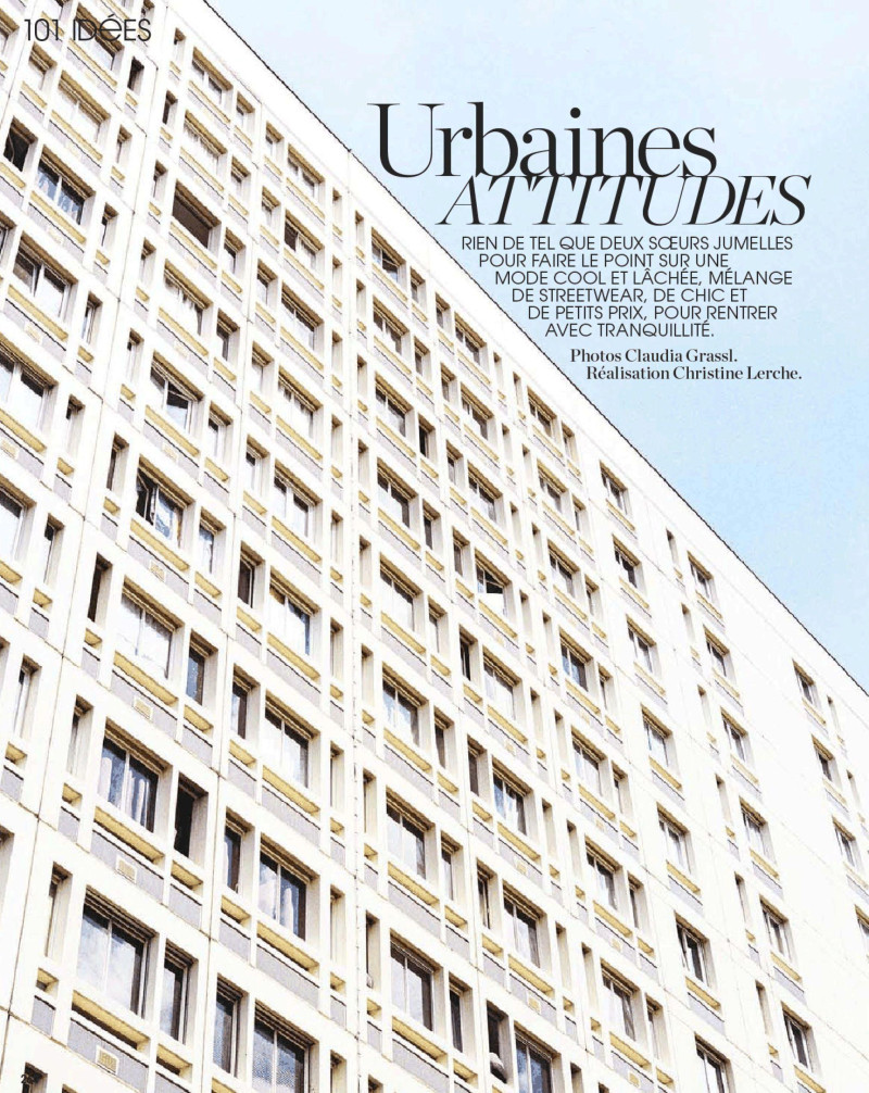 Manuela Lazic featured in Urban Attitudes, September 2014