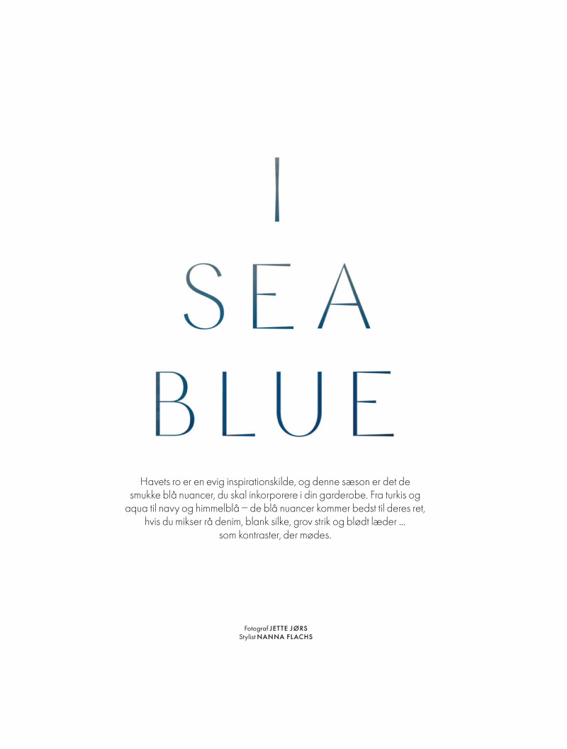 I Sea Blue, September 2020