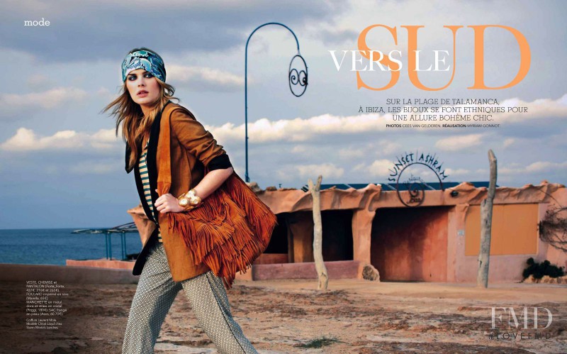 Chloe Lloyd featured in Vers Le Sud, May 2013