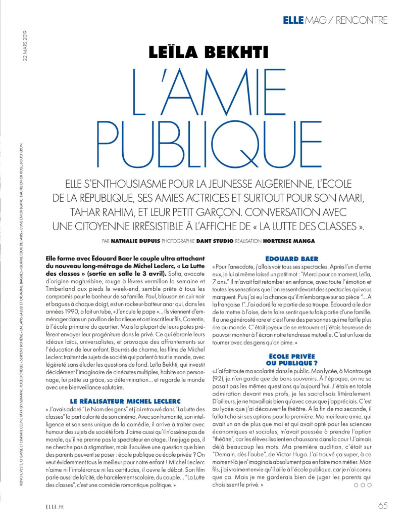 L\'Amie Publique, March 2019