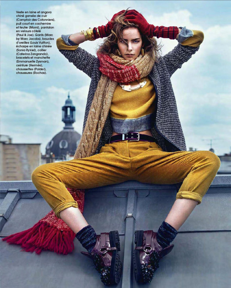 Alexandra Hochguertel featured in Knit, October 2014